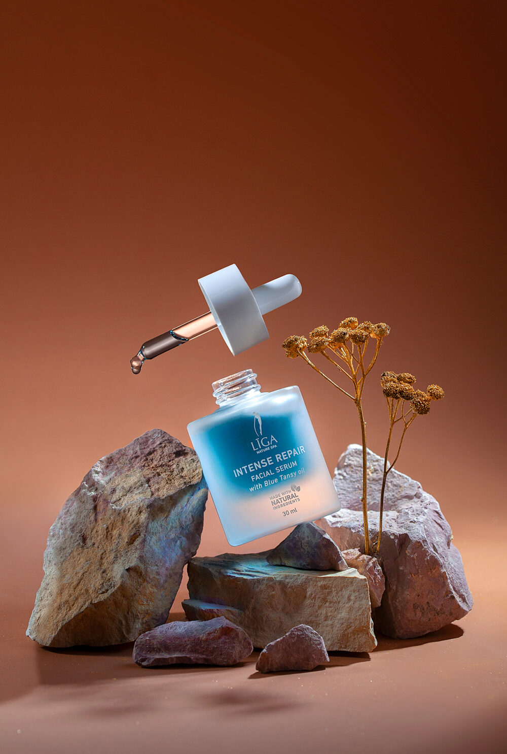 Intense repair facial serum with Blue Tansy oil 30 ml - Image 3
